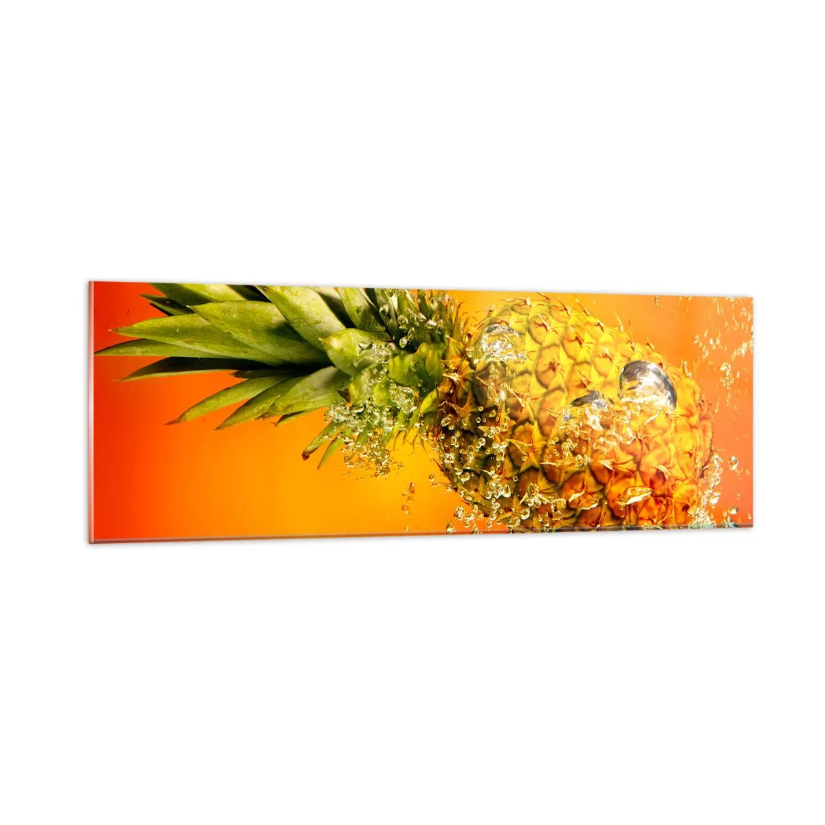 Billede på glas - Tropisk saftig friskhed - 90x30 cm