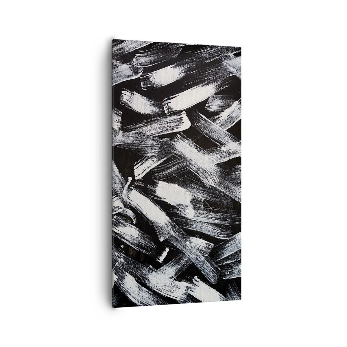 Lærredstryk - Billede på lærred - Abstraktion i den industrielle ånd - 65x120 cm