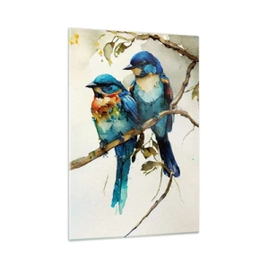 Billede på glas - Er han fornærmet? - 70x100 cm