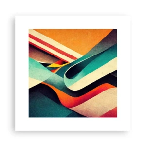 Plakat - Intens komposition - 30x30 cm