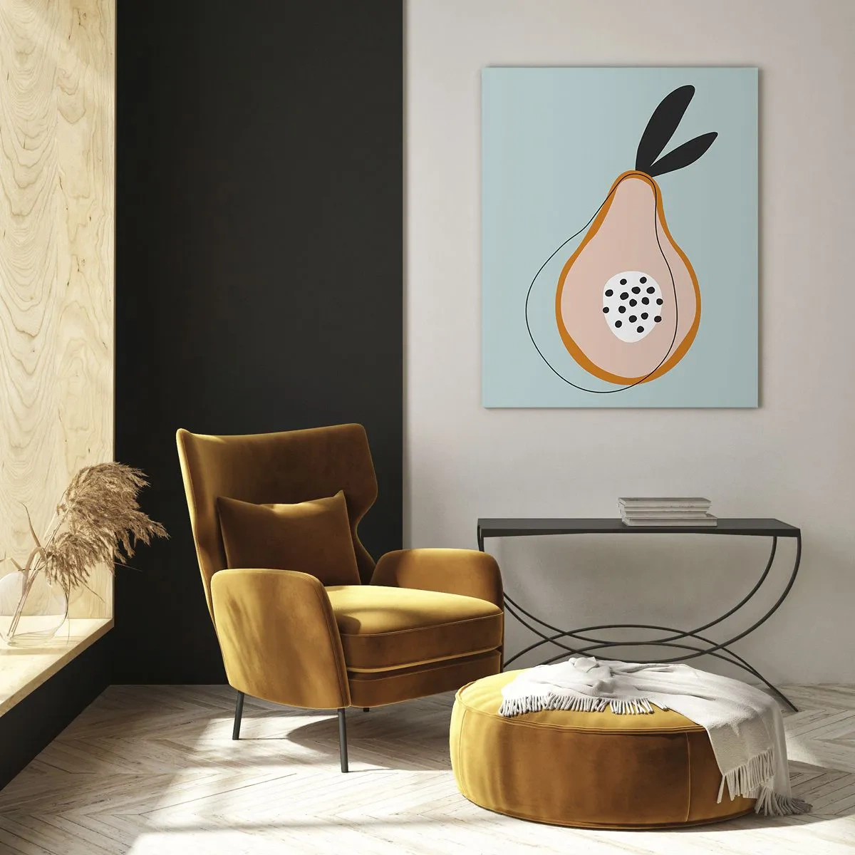 Billede på glas - Trænge ind i tingenes natur - 70x100 cm