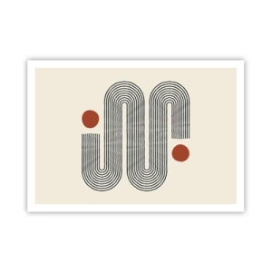 Plakat - Fra start til slut - 100x70 cm