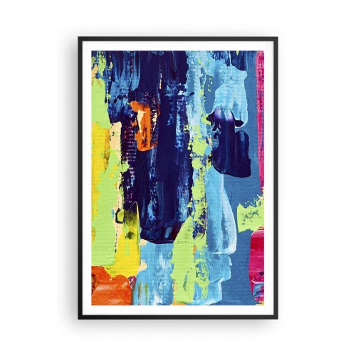 Plakat i sort ramme - Livet er smukt! - 70x100 cm