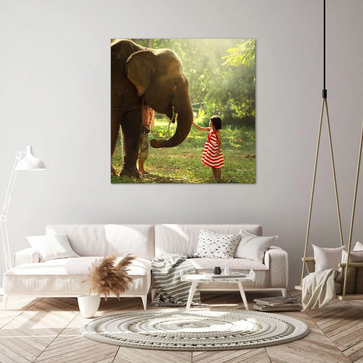 Lærredstryk - Billede på lærred - Venskabets kraft - 50x50 cm