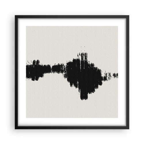 Plakat i sort ramme - Fantasiens vibrationer - 50x50 cm