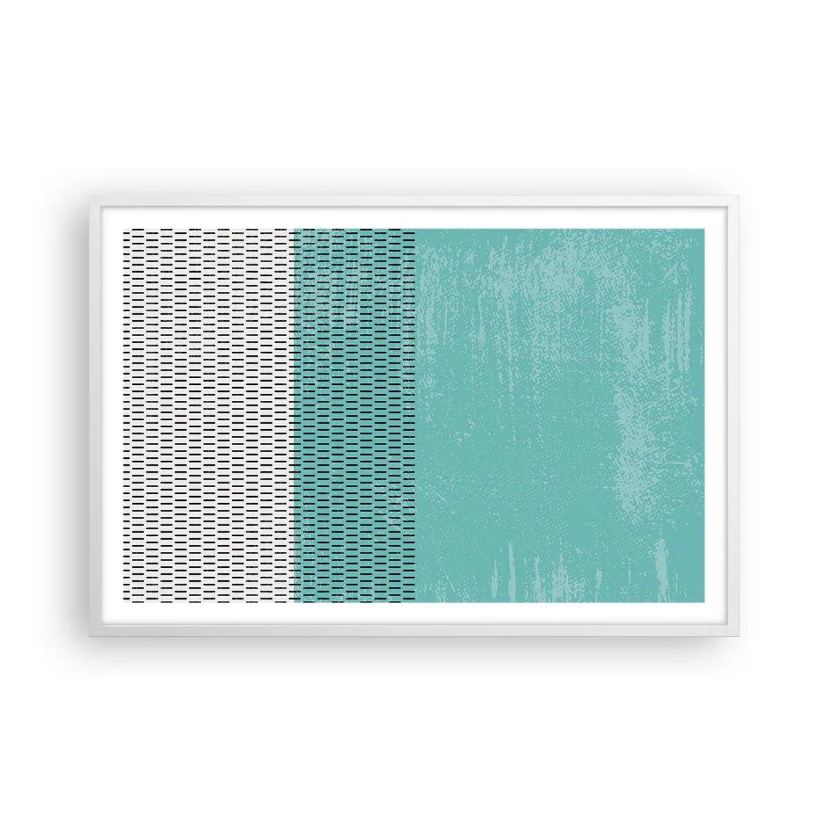 Plakat i hvid ramme - Balanceret sammensætning - 91x61 cm