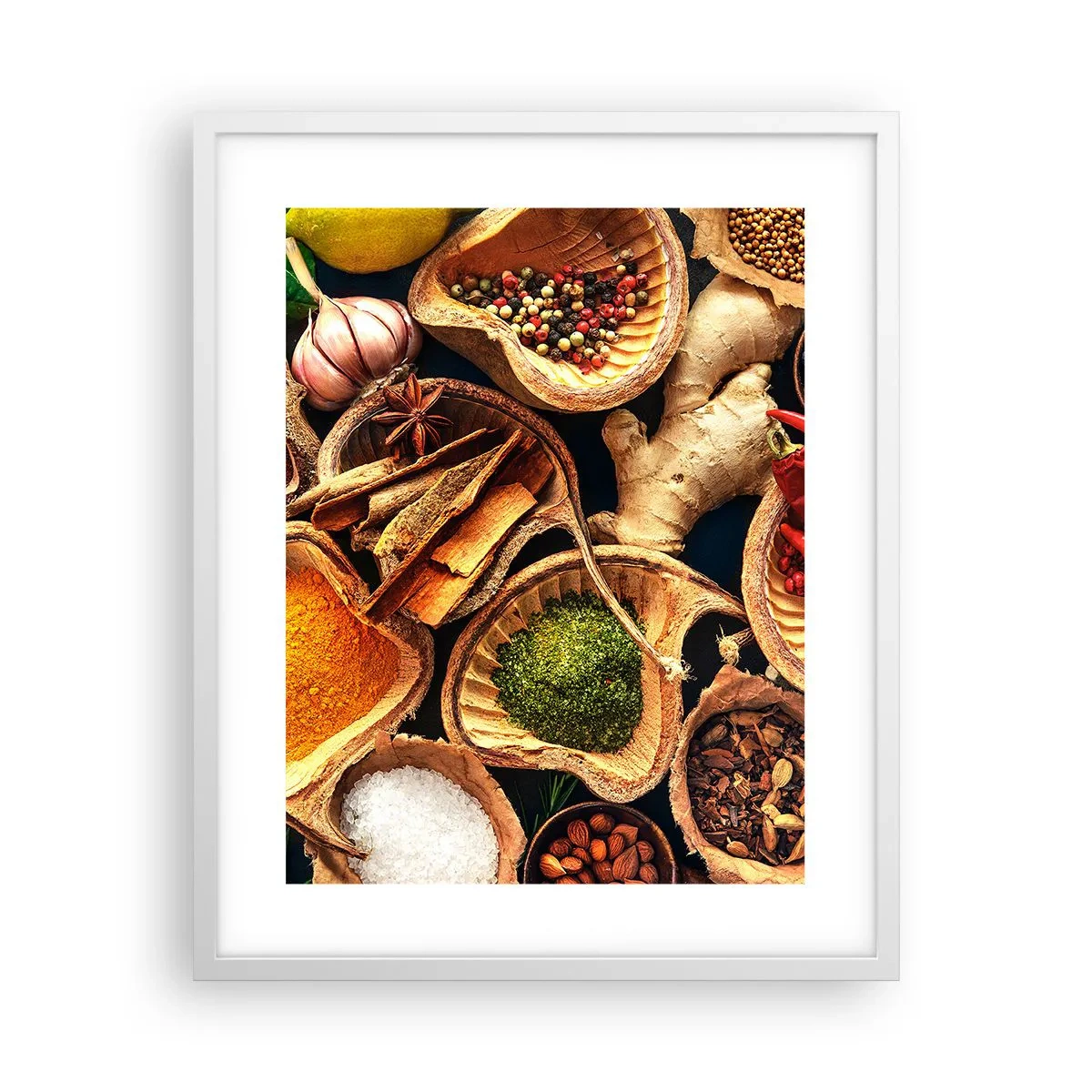 Plakat i hvid ramme - Tag, hvad du vil have - 40x50 cm