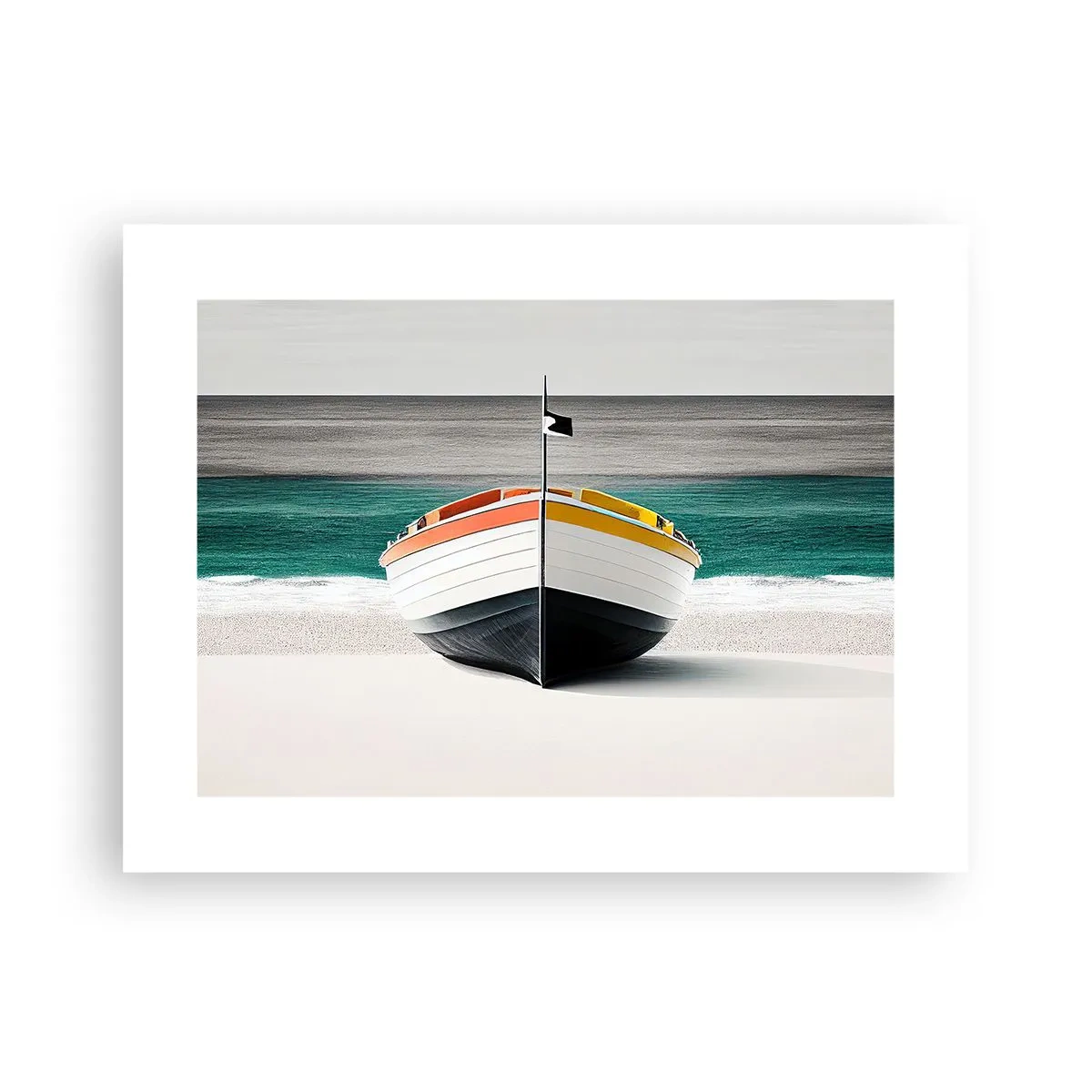 Plakat - På sin plads - 40x30 cm