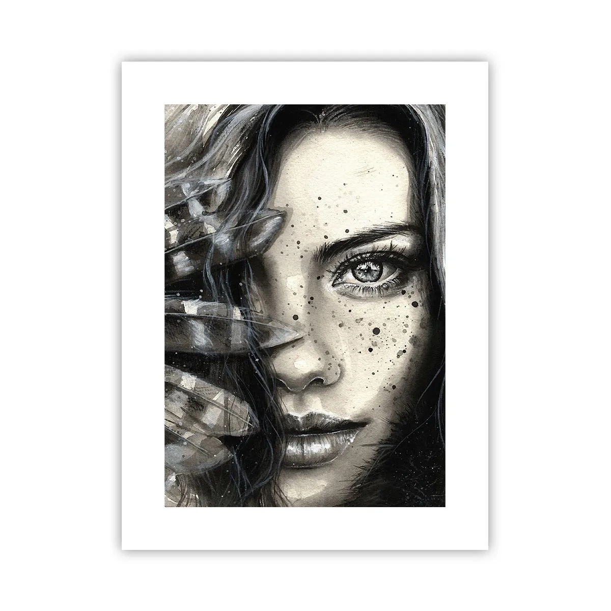 Plakat - Vild skønhed - 30x40 cm