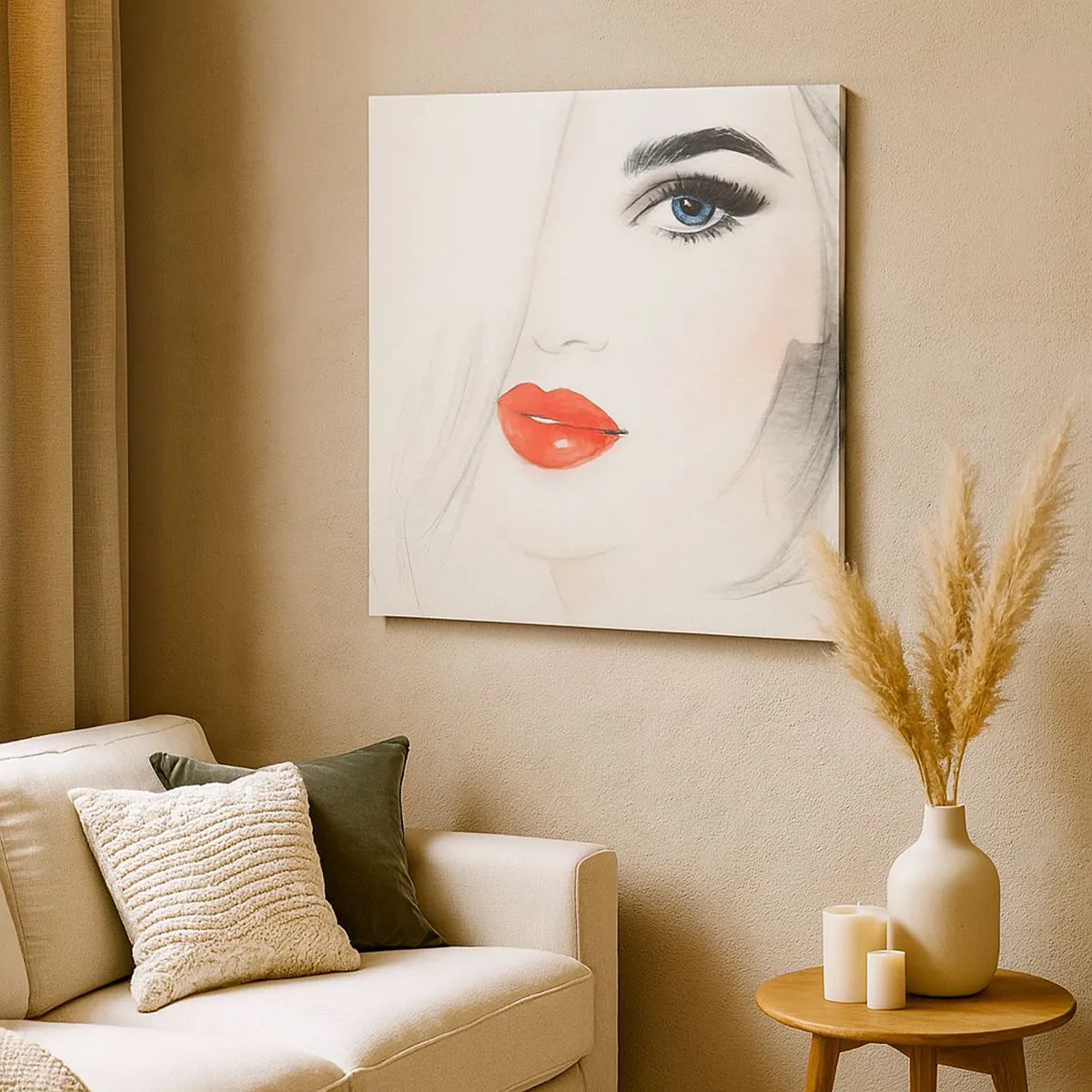 Lærredstryk - Billede på lærred - Hypnotiserer og beruser - 30x30 cm