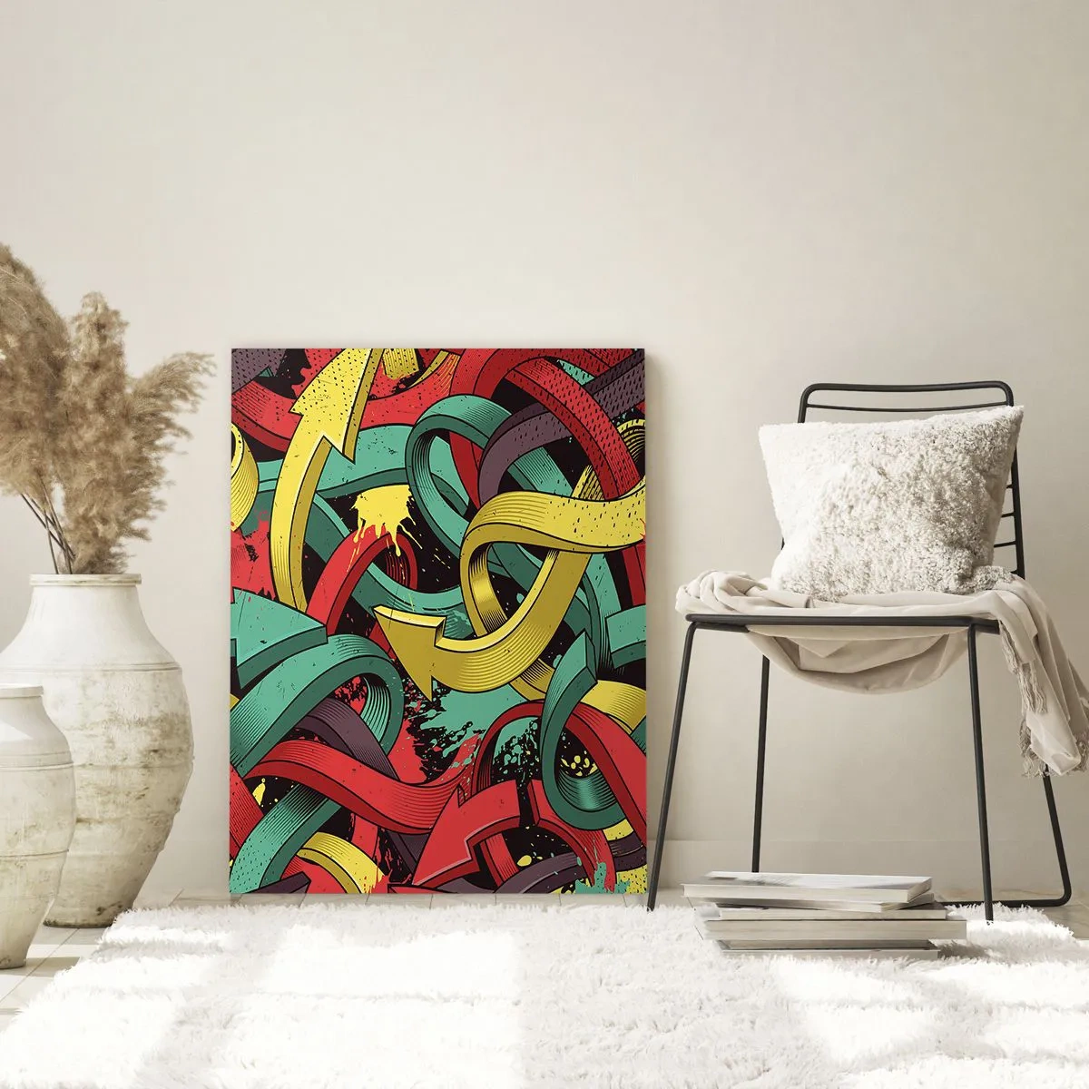 Billede på glas - Hvilken vej skal man gå? - 50x70 cm