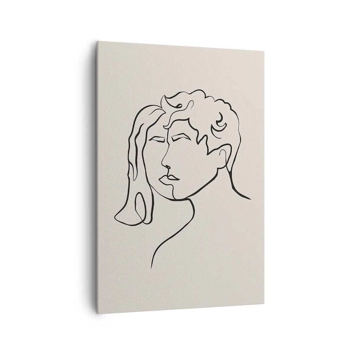 Lærredstryk - Billede på lærred - Og enhed er blevet til - 70x100 cm