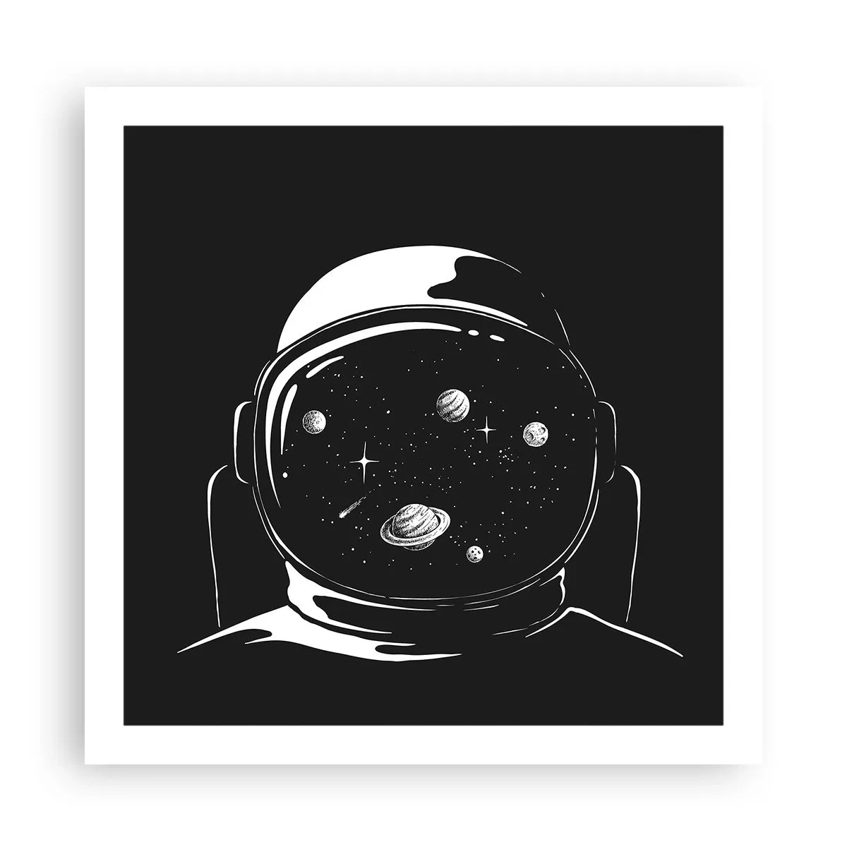 Plakat - Flot udsigt - 60x60 cm