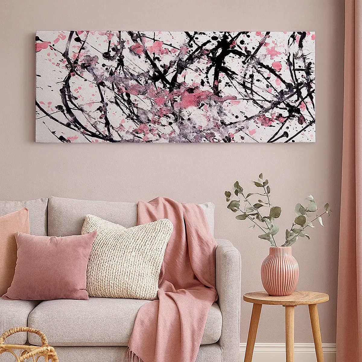 Lærredstryk - Billede på lærred - Livets flygtige natur - 30x30 cm