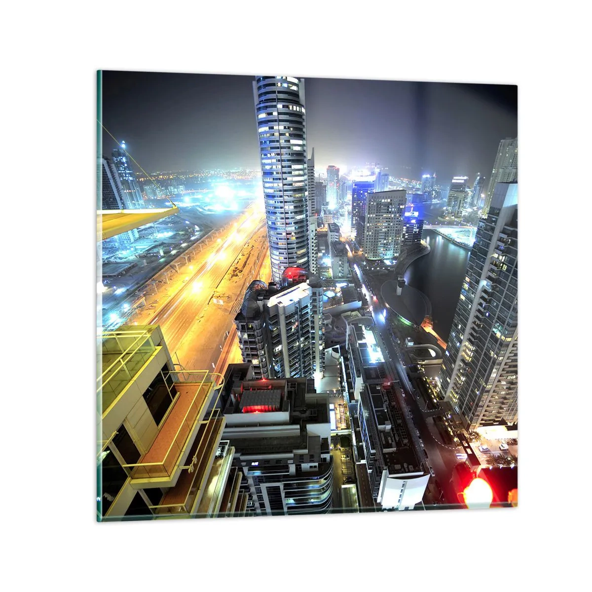 Billede på glas - Et mirakel i ørkenen - 70x70 cm