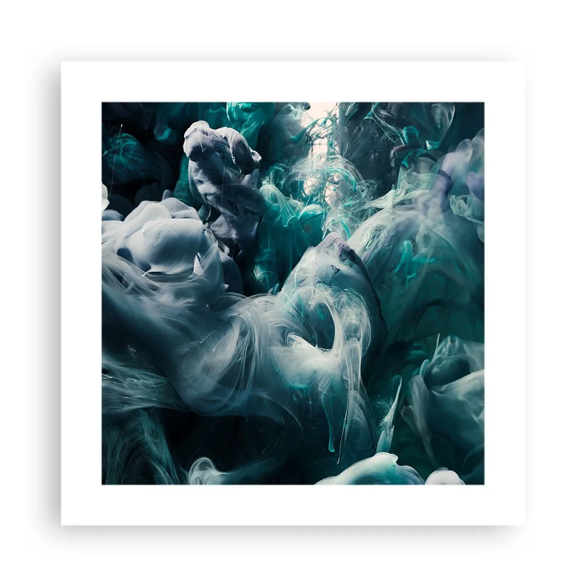 Plakat - Farvebevægelse - 40x40 cm