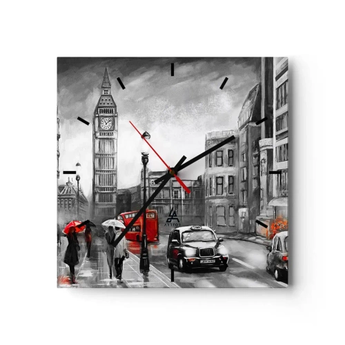 Vægur, Uret - Overhovedet ikke en grå by - 40x40 cm