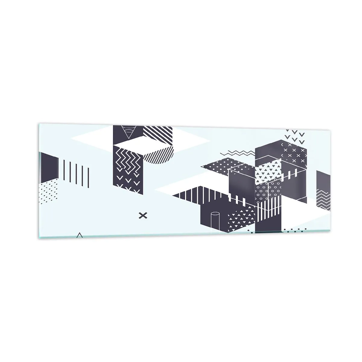 Billede på glas - I matematikkens sjæl - 90x30 cm