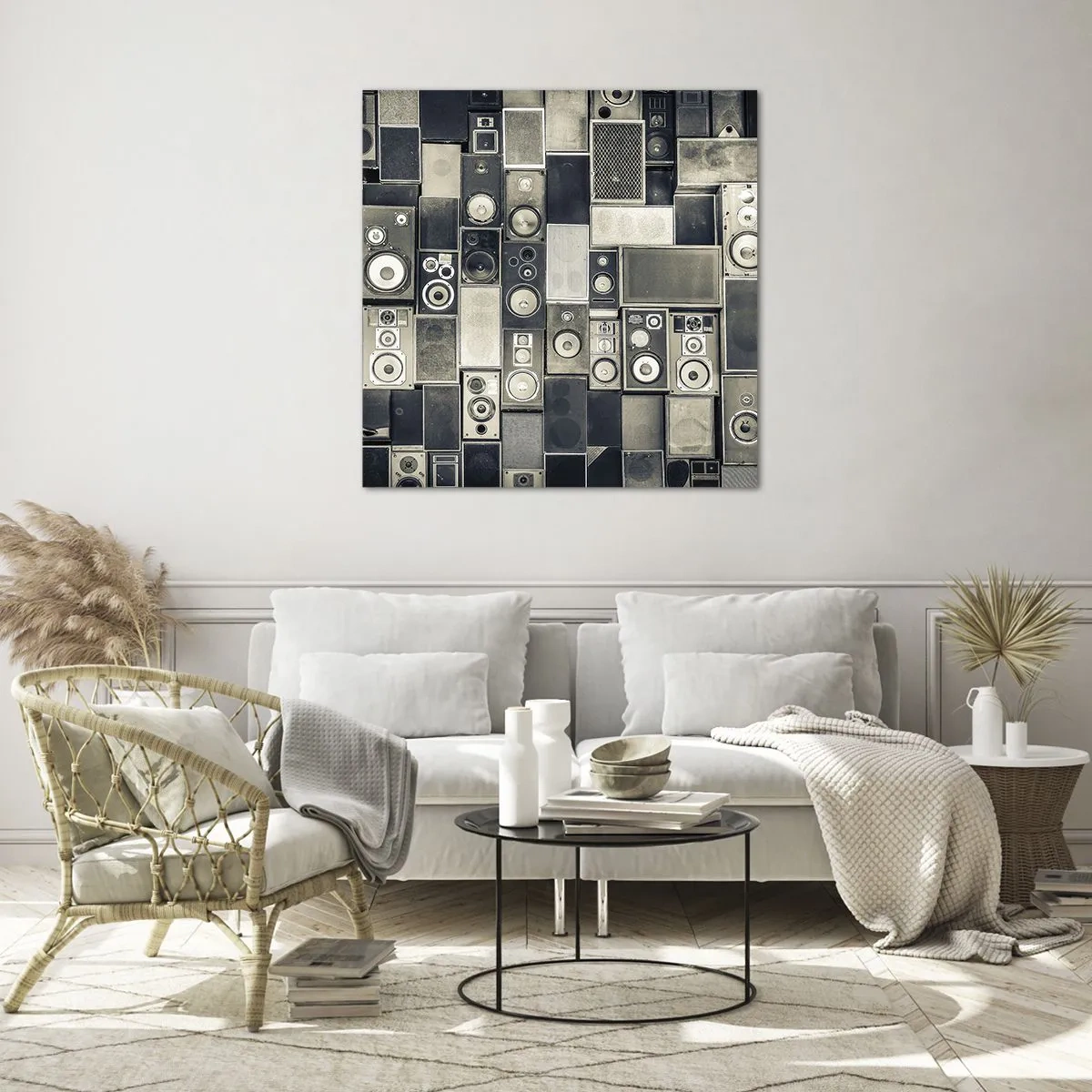 Billede på glas - Og alt er i orden - 70x70 cm