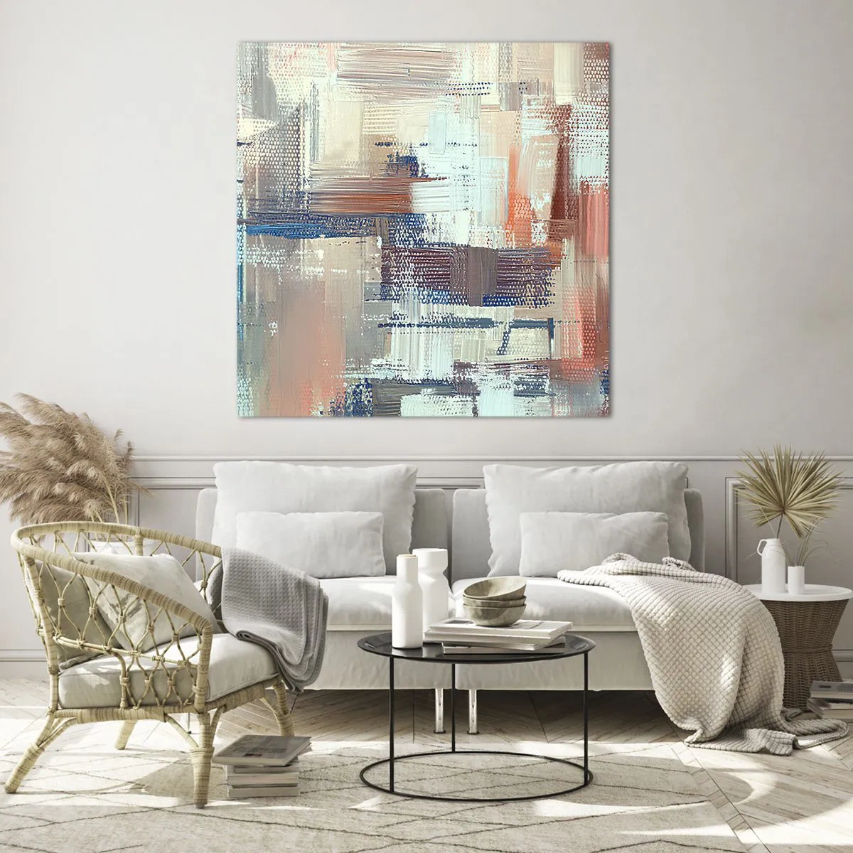 Billede på glas - At nå lyset - 30x30 cm