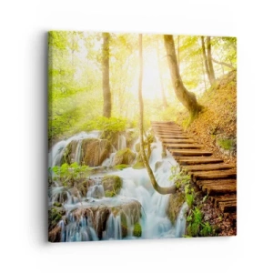 Lærredstryk - Billede på lærred - Den ønskede kølighed - 30x30 cm