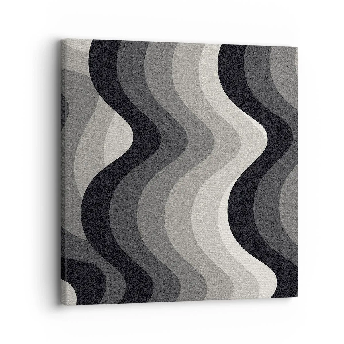 Lærredstryk - Billede på lærred - Bølge efter bølge - 30x30 cm