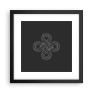 Plakat i sort ramme - I den keltiske ånd - 30x30 cm
