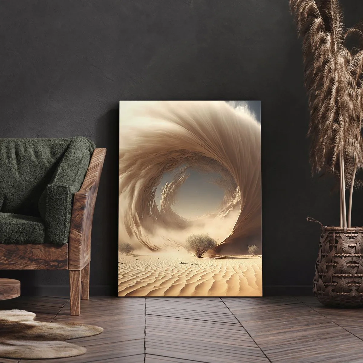 Lærredstryk - Billede på lærred - Åben portal - 50x70 cm