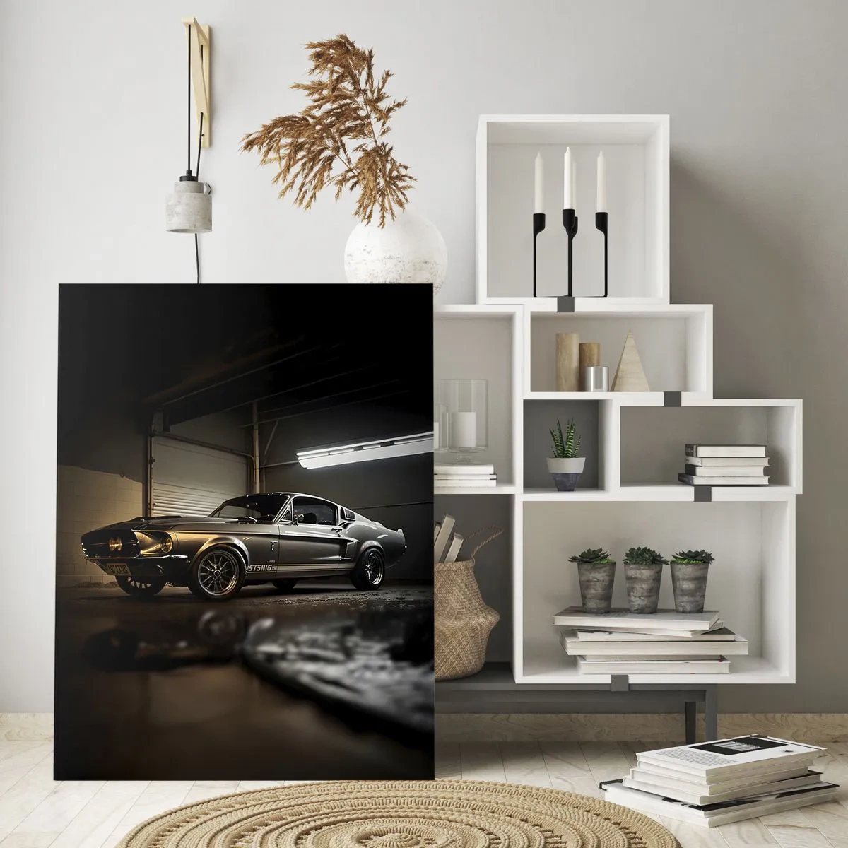 Billede på glas - Tilbage til fortiden - 70x100 cm