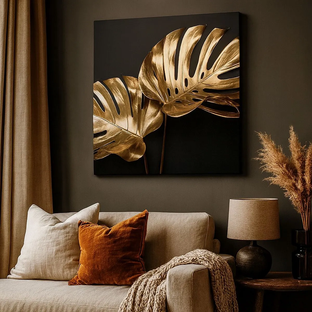 Lærredstryk - Billede på lærred - Naturens skatte - 30x30 cm