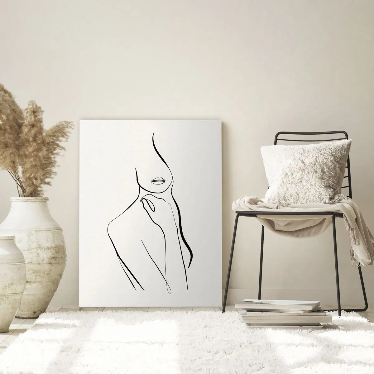 Billede på glas - Bølge af melankoli - 80x120 cm