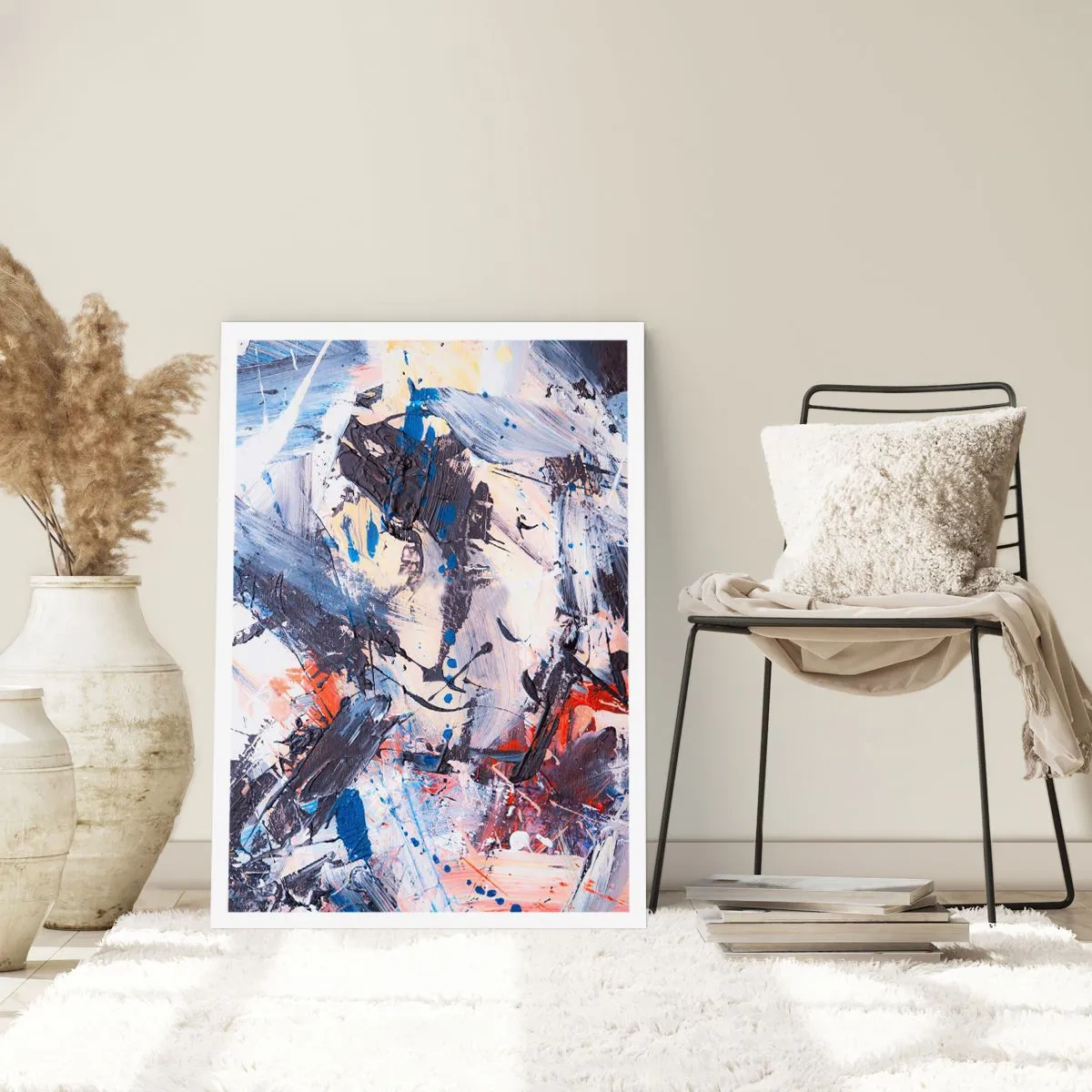 Plakat - Abstraktionens vanvittige dans - 70x100 cm