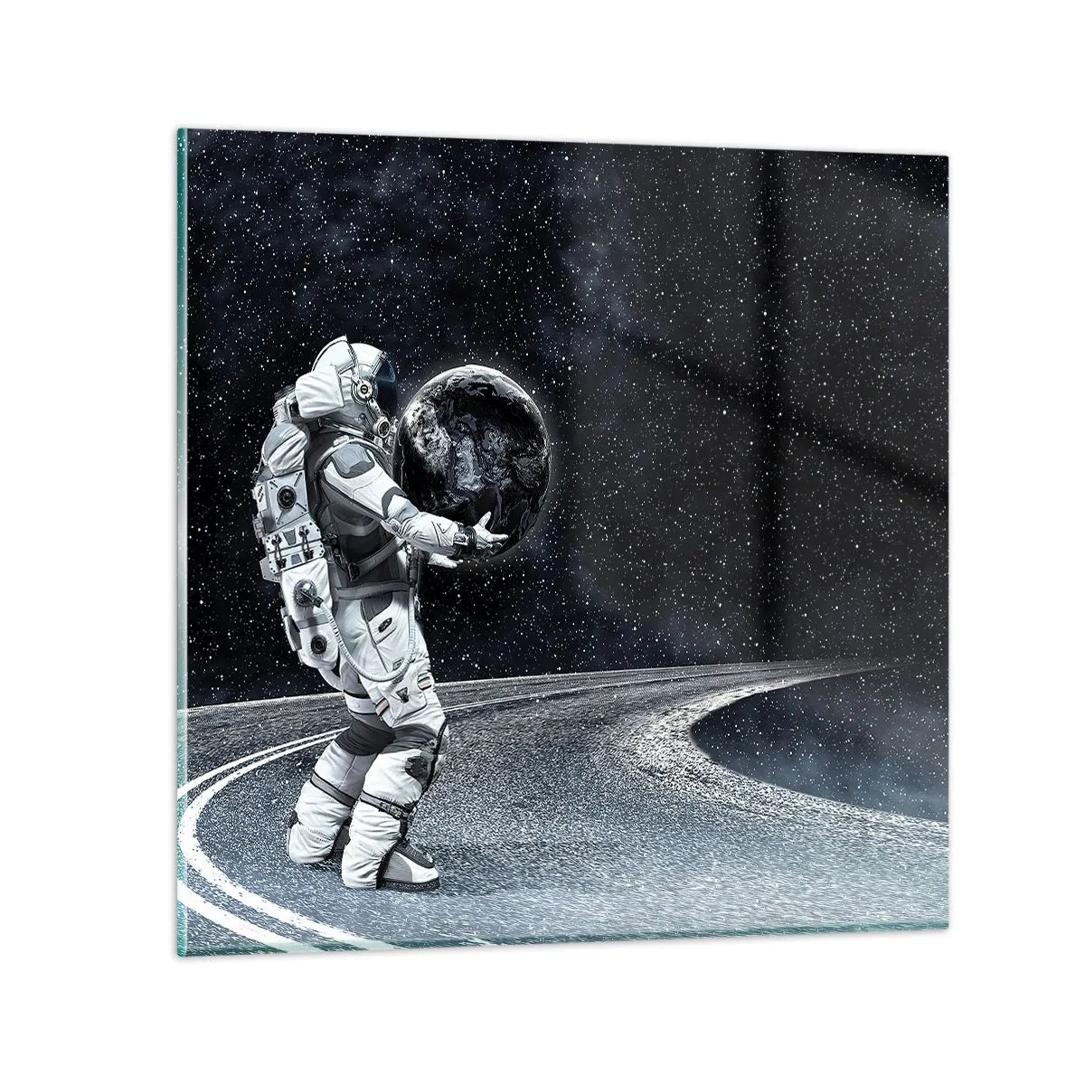 Billede på glas - På Mælkevejen - 40x40 cm