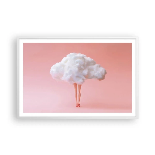 Plakat i hvid ramme - Et sødt løfte - 91x61 cm