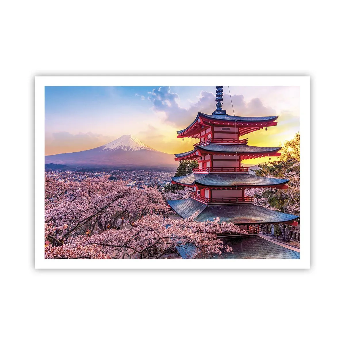 Plakat - Essensen af den japanske ånd - 100x70 cm