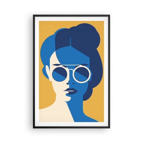 Plakat i sort ramme - Ferie-look - 61x91 cm