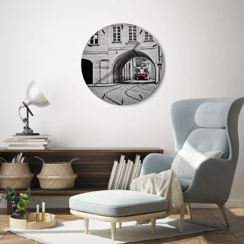 Vægur, Uret - Gennem byens labyrint - 30x30 cm