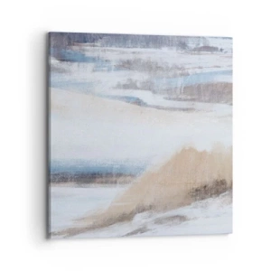 Lærredstryk - Billede på lærred - Vinterkomposition - 70x70 cm