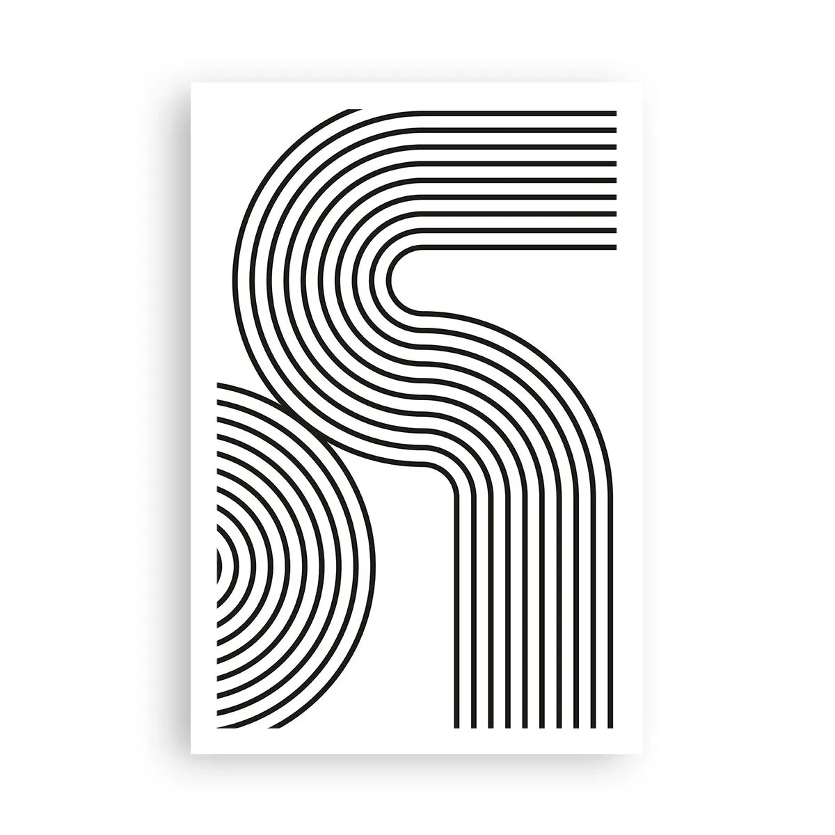 Plakat - På en kurve - 61x91 cm