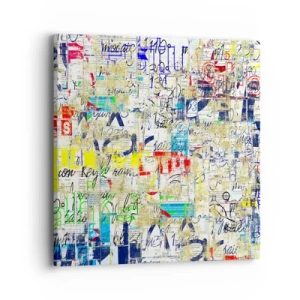 Lærredstryk - Billede på lærred - Simpelthen en fryd for øjet - 40x40 cm