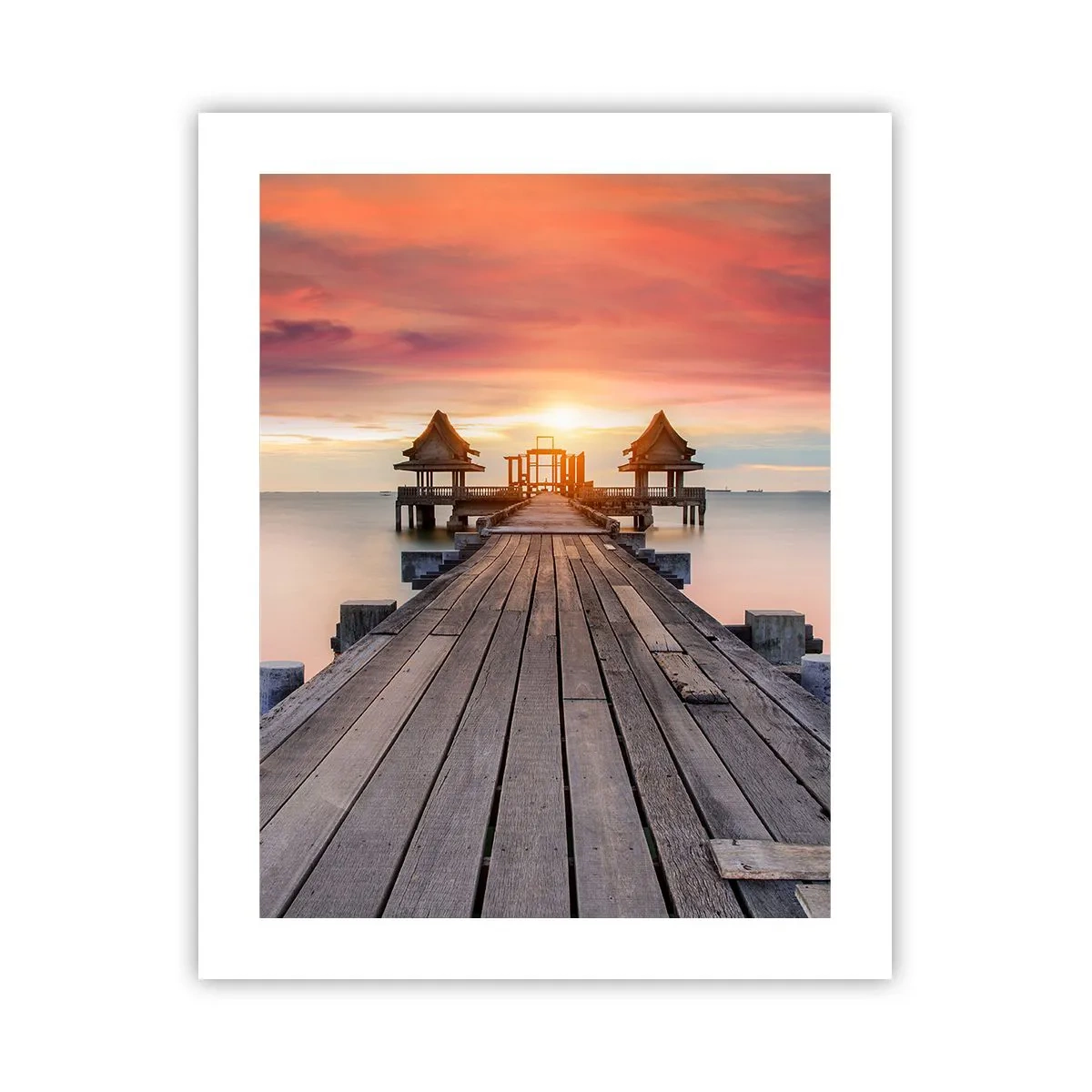 Plakat - Fra vest til øst - 40x50 cm