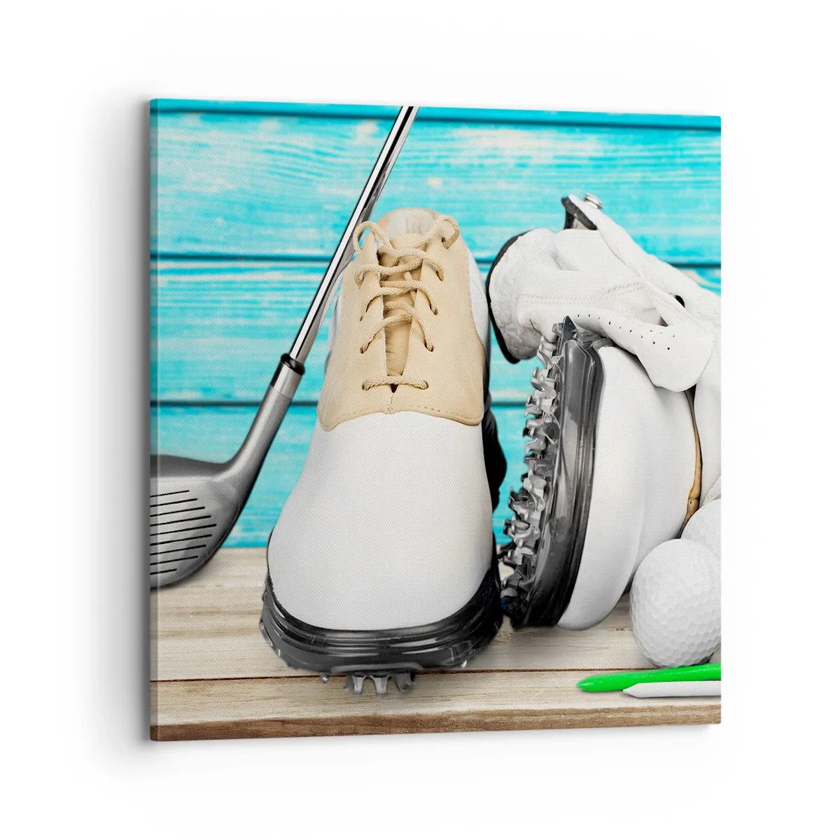 Lærredstryk - Billede på lærred - Alt er klar - 70x70 cm