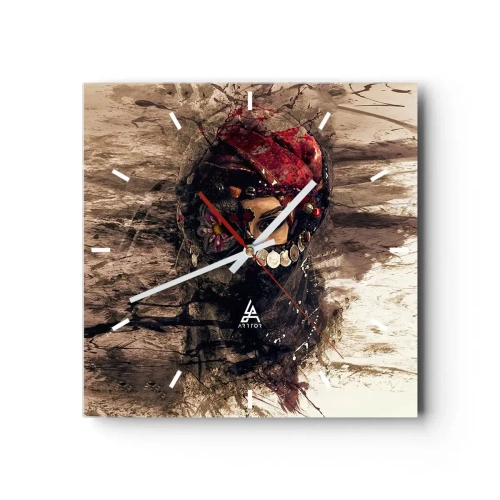 Vægur, Uret - Foruroligende for at sige det mildt - 30x30 cm