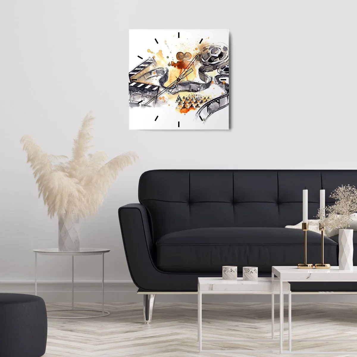 Vægur, Uret - I drømmeland - 40x40 cm