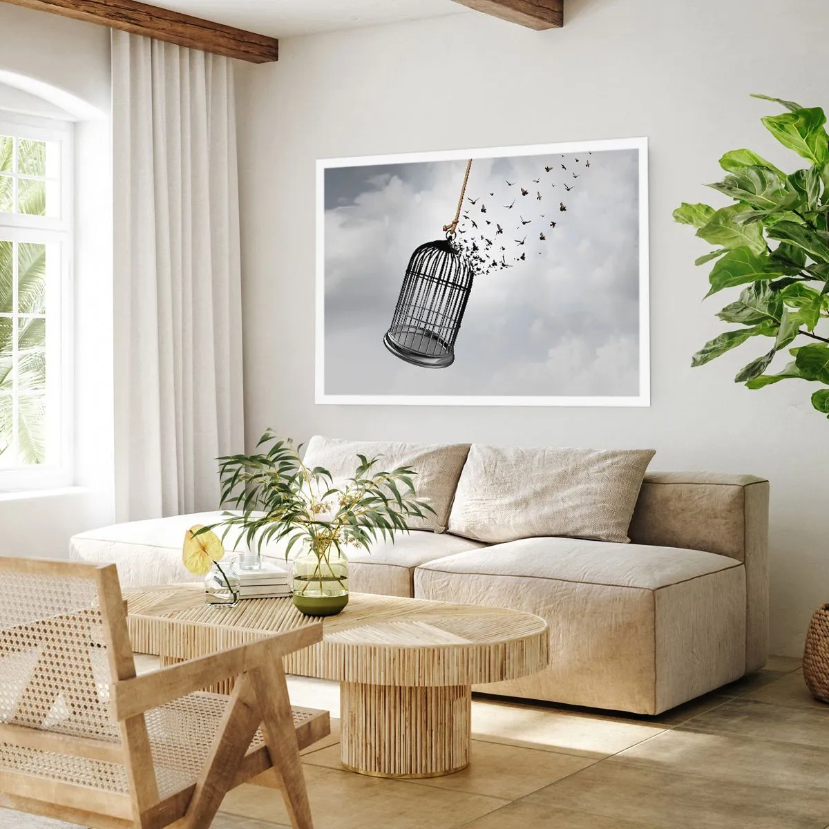 Plakat - Tro...håb...frihed! - 70x50 cm