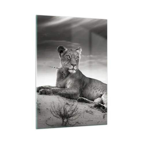 Billede på glas - Resten af ørkendronningen - 50x70 cm