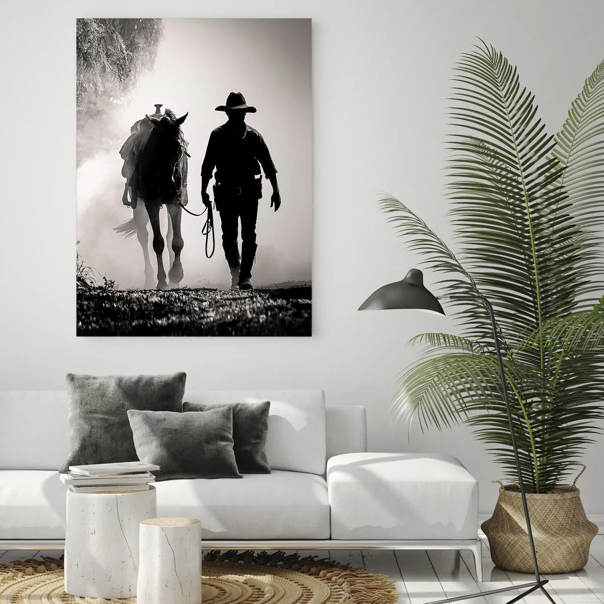 Billede på glas - En morgen i Texas - 50x70 cm