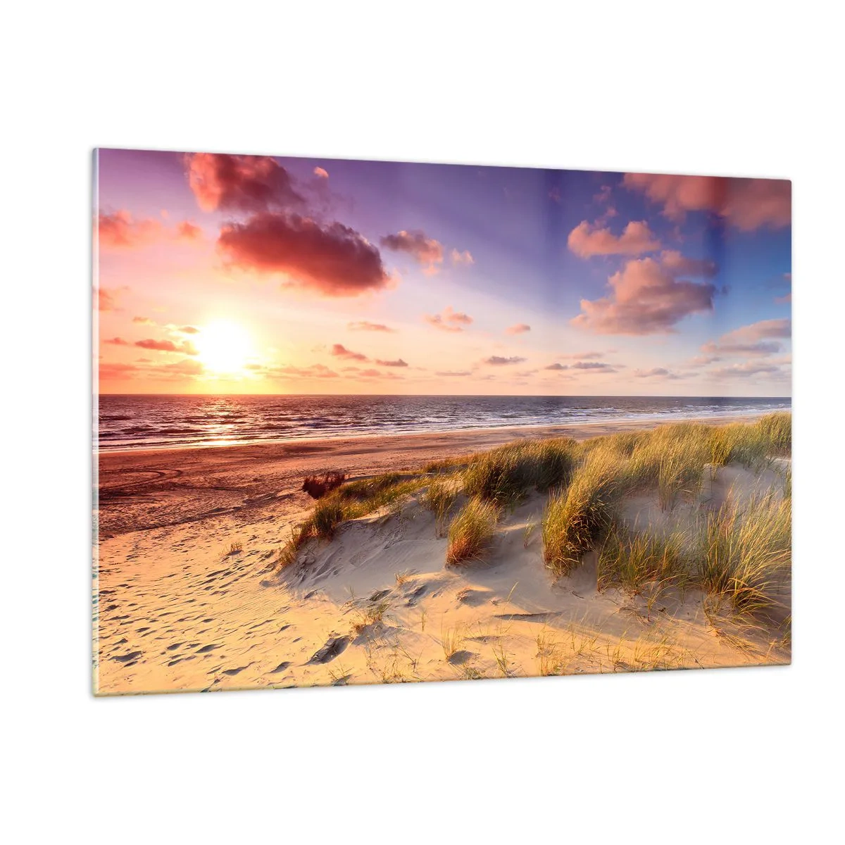 Billede på glas - Luften dufter allerede af sommer - 120x80 cm