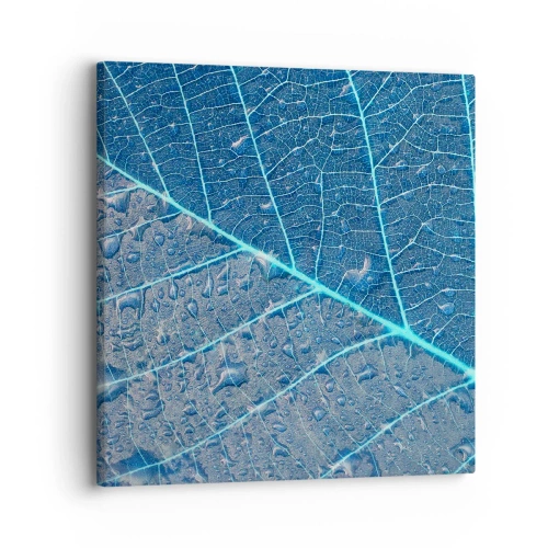 Lærredstryk - Billede på lærred - Livet i det blå - 30x30 cm