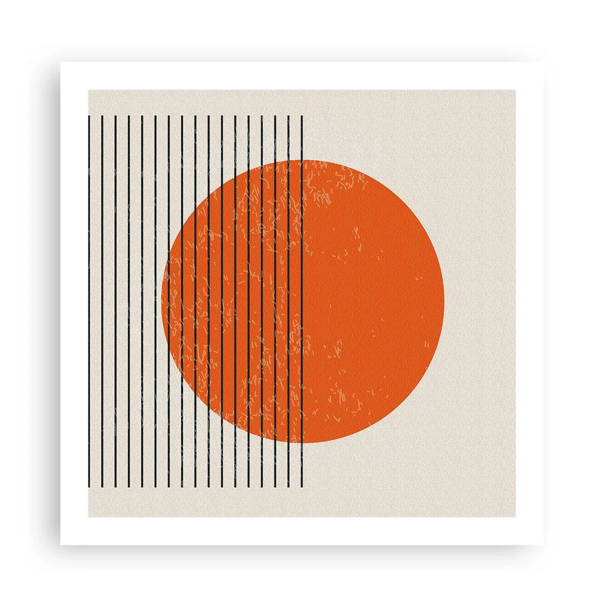 Plakat - Altid solen - 60x60 cm